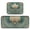 Realistic Vintage, variant on 2-Piece Ultra Soft Absorbent Floor Mats With Anti-Skid Backing For Kitchen Bathroom Laundry Room Ornate Crosses
