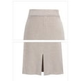 thumbnail image 3 of Gomelly Women Midi Skirt Solid Color Skirts Elegant Ladies Loose Travel High Waist Apricot Pink 3XL, 3 of 5