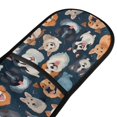 thumbnail image 2 of Dailycode Double Sided Oven Mitt with Loop Heat Resistant Kitchen Long Potholders 7" x 35" Various Happy Dogs, 2 of 6