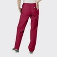 thumbnail image 5 of SPECTRUM UNIFORMS Unisex Scrub Pant, Ultrasoft Classic Scrub Pants Drawstring Waist Pant Ideal for Medical Professionals Pant Wine, 5 of 5
