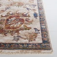 thumbnail image 3 of Safavieh Heirloom Kenelm Floral Polyester Area Rug, Ivory/Navy, 5'3" x 7'6", 3 of 11