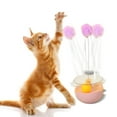 thumbnail image 2 of Moocorvic Interactive Cat Ball Toy Teaser Wand Set, Automatic Rolling Toy with Feathers & Bell for Indoor Play & Cat Birthdays, 2 of 7