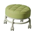 thumbnail image 2 of Tabouret à Roulettes Rotatif à 360 Degrés Confortable Robuste Tabouret de Pédicure Tabouret Mini Mobile Vert, 2 of 8
