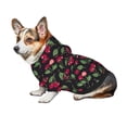 thumbnail image 6 of Uemuo Ripe Red Cherry for Winter Dog Hoodie Sweatshirts with Pockets Warm Dog Clothes for Small Dogs Chihuahua-Medium, 6 of 8