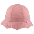 thumbnail image 1 of Modern Circled Pattern Old-Baby Maxi Hat 1-3 Years (Pink), 1 of 2