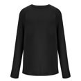 thumbnail image 6 of ZUKMRJPC Women's Workout Shirts Long Sleeve Quick Dry Crewneck Solid Color T Shirts Casual Comfy Running Yoga Gym Athletic Tops, 6 of 8