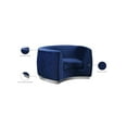 thumbnail image 2 of Meridian Furniture Julian Navy Velvet Chair, 2 of 7
