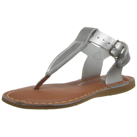 Salt Water 212-Silver: Style 200 T-Thong Silver Sandal