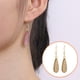 thumbnail image 2 of sweethay 1 par de pendientes colgantes, regalos para mujer, accesorios de joyería chapados en forma de gota de agua, pendientes de aleación de Type7 NO7, 2 of 6