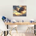 thumbnail image 5 of Lsque Golden Sky Bald Eagle Print Wall Art – Decorative Picture for Living Room, Bedroom, and Office (Horizontal), 5 of 6