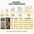thumbnail image 4 of Book Blanket Vintage Book Lovers Throw Blanket - Gifts for Women-Super Soft Flannel Blanket for Sofa Couch Bed Camping Travel - Plush Warm Cozy Home Decor for All Seasons,50"x60"for Throw/Travel, 4 of 6