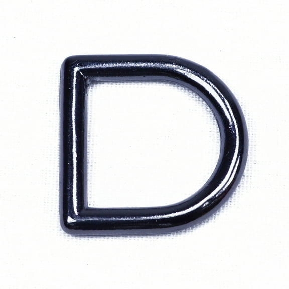 Gun Metal Solid 1" D Ring - 5 pack - Great for Paracord