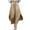 Khaki, variant on MIXUE Skirts For Women Summer Solid Color Elastic High Waist Dance A Line Split Pocket Maxi Skirt Holiday-Wear,Blue,XXL