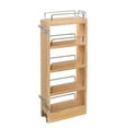 thumbnail image 1 of Rev-A-Shelf 8-Inch Wood Pull Out Wall Storage Cabinet Organizer, Maple, 1 of 12