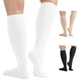 thumbnail image 5 of Mojo Compression Socks for Flights Men and Women 20-30mmHg White, 2X-Large, 5 of 5