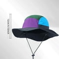 thumbnail image 3 of SGFCWSX Fisherman Hat for Men,Drawstring Casual Wide Brim Bucket Hat Green Free Size, 3 of 3