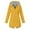 Yellow, variant on jjayotai Womens Coat Tops Clearance Womens Rain Jacket Lightweight Long Hooded Solid Raincoat Vintage Windbreaker Outdoor Loose Trench Coat With Pockets