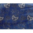 thumbnail image 4 of oneOone Georgette Viscose Fabric Leaves & Floral Block Print Fabric BTY 42 Inch Wide, 4 of 5