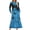 Blue, variant on WFJCJPAF 2025 New Halloween Halloween Dresses for Women Plus Size for Summer,Ladies'and Winter Fashionable Round Neck Long Sleeved Halloween Printed Dress - Blue XL
