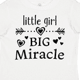 thumbnail image 4 of Inktastic Little Girl, Big Miracle Girls Toddler T-Shirt, 4 of 5