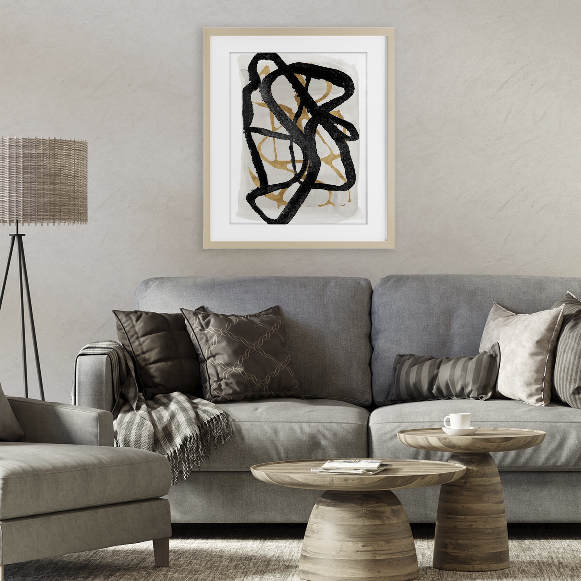 Stupell Industries Expressive Hindsight in Black Birch Framed Print Under Glass, design by Lucille Price