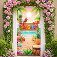 thumbnail image 6 of Hibiscus Flower Tropical Banner Pineapple Luau Decor Colorful Flamingo Beach Party for Summer Celebration Outdoor Event Vacations, 6 of 8
