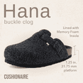 thumbnail image 4 of Cushionaire Hana Women's Clogs | Comfortable Vegan Suede Clogs for Women | Slip On Potato Shoes with Cork Footbed & Arch Support | Memory Foam, Wide Widths Available, 4 of 22