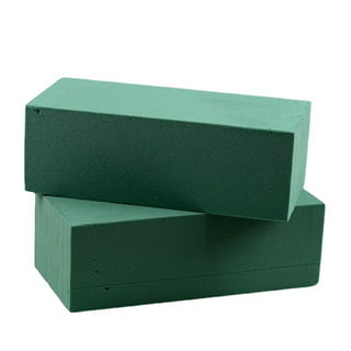 PEACNNG 6 Pack Round Floral Foam Blocks for Fresh and Artificial Flowers,  Styrofoam for Artificial Flowers Dry and Wet Green Flower Foam
