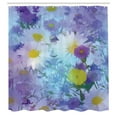thumbnail image 3 of Ambesonne Floral Shower Curtain, Vintage Flower Pastel, 69"Wx84"L, Multicolor, 3 of 5
