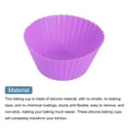 thumbnail image 4 of 42Pcs Silicone Cupcake Baking Cups, Non-Stick Muffins Liners, for Cooking Eggs, Baking Muffins Cake Mold Purple, 4 of 6