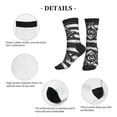 thumbnail image 5 of Athletic Socks Freemason America Flag Sport Running Calf Socks Crew Socks for Men Women, 5 of 7