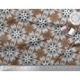 thumbnail image 2 of Soimoi Poly Georgette Fabric Mandala Kaleidoscope Decor Fabric Printed Yard 52 Inch Wide, 2 of 3