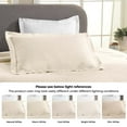 thumbnail image 4 of BNM Cotton 2 Piece Matelasse Bedspread Set, Ivory, Twin, 4 of 11