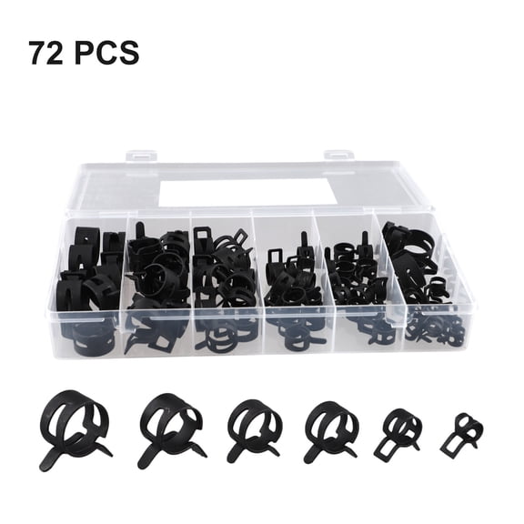 Rooha Premium Spring Band Fuelsilicone Vacuum Hose Clamps Pack Of 72 6 Sizes