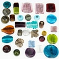 thumbnail image 4 of Craft County Glass Bead Mix – 1 LB Bag of Assorted 10mm-16mm Round Beads for Jewelry Making and Crafting – Silver Foil, 4 of 5