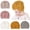 Yellow, variant on SUNSIOM Cute Turban Hat Cap Beanie Bonnet with Big Bowknot Hospital Hats Knot Headwraps Turbans for Newborn Baby Toddlers Infants