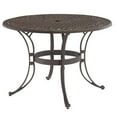 thumbnail image 4 of Afuera Living Traditional Aluminum 5 Piece Outdoor Dining Set in Bronze, 4 of 11