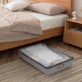 thumbnail image 2 of Mainstays Rolling Under Bed Zippered Storage Bin, 4-Sided Locking Tabs, Main material is Heavy Duty Plastic, 2 of 6