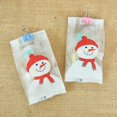 thumbnail image 3 of 25/50 Uds. Bolsas de regalo de plástico con bonitos muñecos de nieve, bolsa de embalaje para hornear galletas y dulces, regalos de decoración para fiestas de Navidad, Año Nuevo e Invierno, 3 of 5
