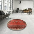 thumbnail image 4 of Ahgly Company Machine Washable Indoor Rectangle Traditional Rust Pink Area Rugs, 2' x 5', 4 of 7