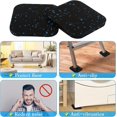 thumbnail image 5 of 6pcs Tapis Anti Vibration Machine A Laver, Tapis Machine Laver Anti Vibration, 10 X 10 Cm Patin Anti Vibration Lave Linge En Caoutchouc Pour Tapi, 5 of 5