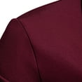 thumbnail image 2 of WREESH Men's Sophisticated Dress Shirts Button Down Long Sleeve Casual Tops with Patchwork, Matching Color Scheme, and Turn-Down Collar for a Polished Look Wine, 2 of 9