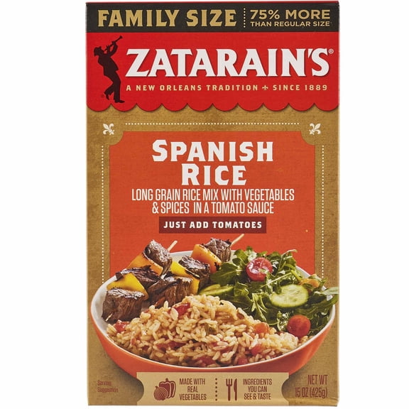 Zatarain's Spanish Rice, 15.0 oz Box