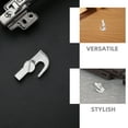 thumbnail image 4 of 4pcs Stainless Steel Picture Hanging Kit With Wire Hooks For Hanging Pants Pictures And More Home Decor For Gallery And Exhibition Use, 4 of 4