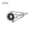 thumbnail image 3 of Unique Bargains 2mm Tube Dia Iron Fishing Rod Tips Repair Kit Ring Guide, 21 Pack, 3 of 6