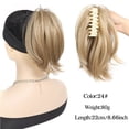 thumbnail image 2 of Extensions de Cheveux en Queue de Cheval avec Pince à Griffes Synthétiques Chignon Droit, 2 of 7