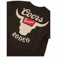 thumbnail image 4 of Coors Banquet Rodeo Horns Logo Brown Front and Back Print T-Shirt-2XLarge, 4 of 4