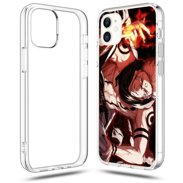 Jujutsu Kaisen Phone case for iPhone 14 PRO Basics Shockproof and  Protective Case Anime Transparent Hard PC + TPU Compatible with iPhone 14  PRO 
