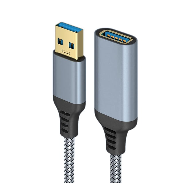 PINHEN Câble d'Extension USB 3.0, USB 3.0 Mâle vers Femelle Câble d'Extension USB 5Gbps Transfert de Données Haute Vitesse Compatible avec Imprimante, Scanner, Clavier, Oculus Rift, Caméra