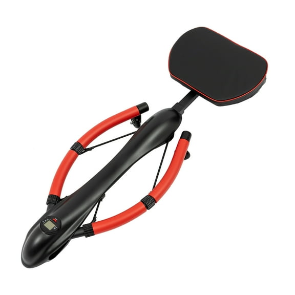 Adjustable Rowing and Step Machine with 8 Resistance Levels, Foam Handles, 360° Rotating Handlebars, and Smart Display for Home Workouts